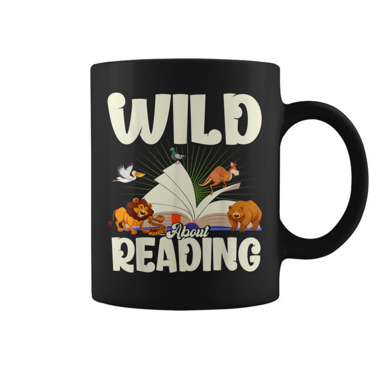 Avid Readers Bookworms Book Lovers Wild About Reading Lovers Graphic Print Coffee Mug
