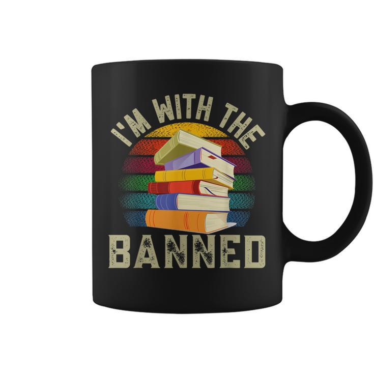 Banned Books I'm With The Banned Graphic Print Coffee Mug