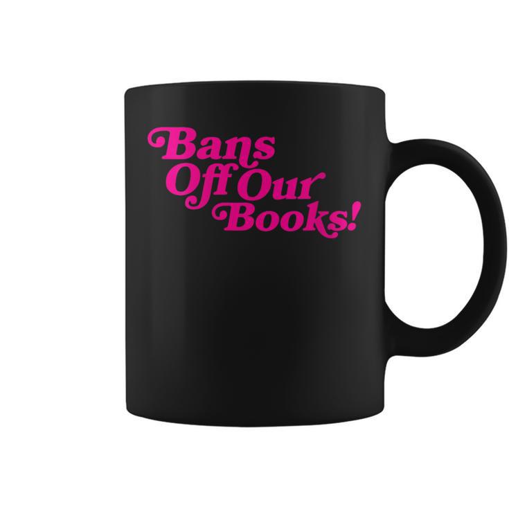 Bans Off Our Books Library Reading Freedom Graphic Print Coffee Mug