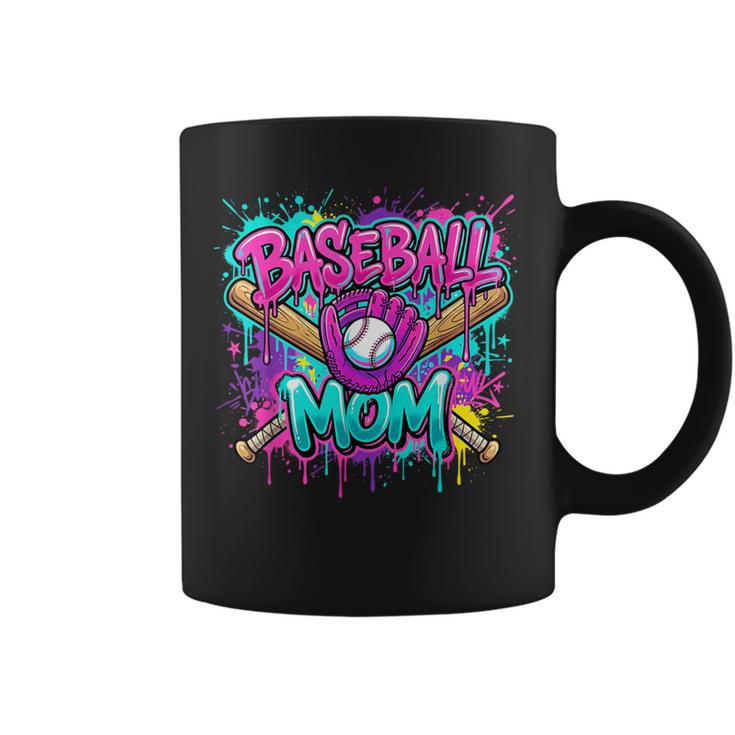 Baseball Mom Dripping Drip Sport Mama Mother's Day Women Coffee Mug
