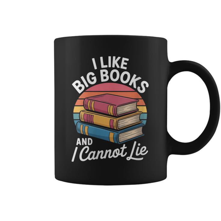 I Like Big Books Cannot Lie Librarian Reading Teacher Graphic Print Coffee Mug
