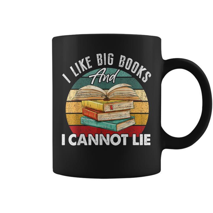 I Like Big Books Librarian Reading Teacher Book Lover Graphic Print Coffee Mug