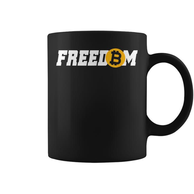 Bitcoin Freedom 暗号通貨 Btc 自由 ミリオネア ビットコインでお金持ち コーヒーマグ