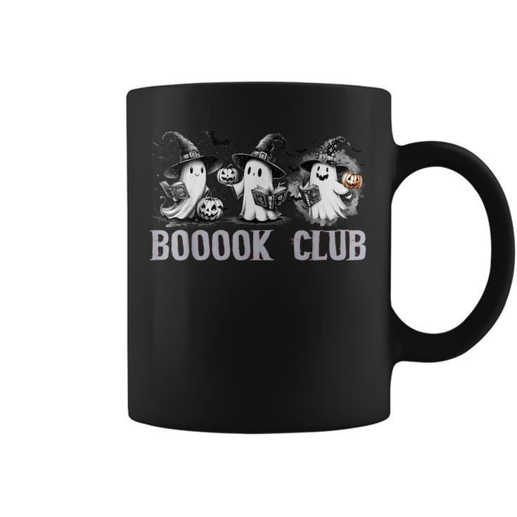 Boo Ghost Books Book Club Halloween Women School Teacher Graphic Print Coffee Mug