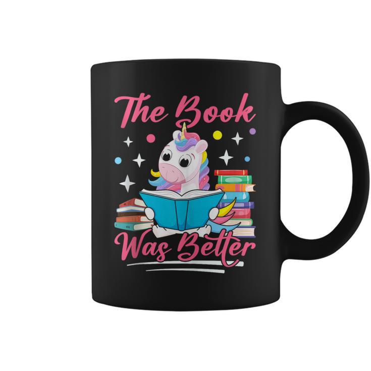 The Book Was Better Book Reader Girl Book Lover Graphic Print Coffee Mug