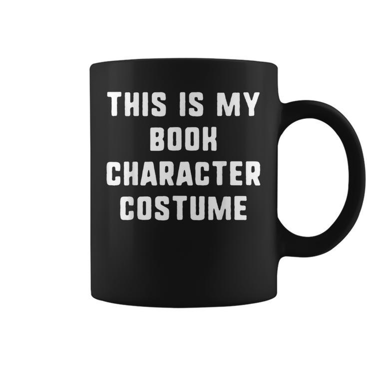 This Is My Book Character Costume Halloween Easy Kids Adult Graphic Print Coffee Mug