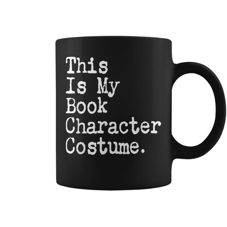 This Is My Book Character Costume Lazy Halloween Costume Graphic Print Coffee Mug