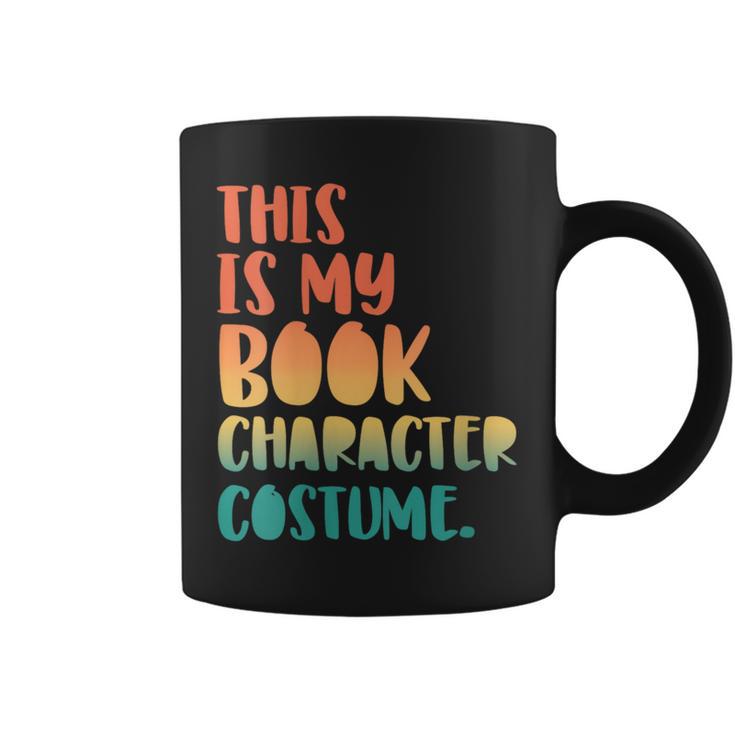 This Is My Book Character Costume Retro Halloween Graphic Print Coffee Mug