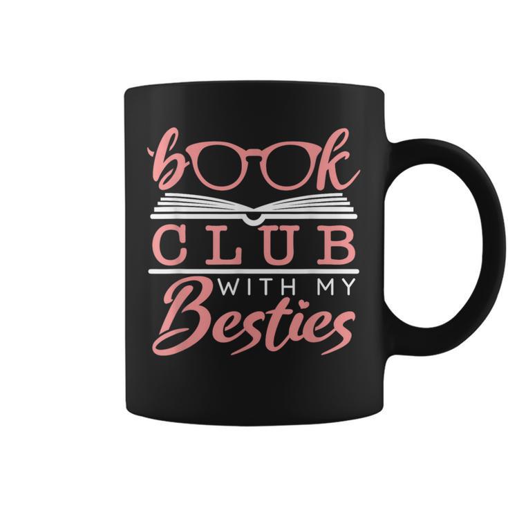 Book Club With My Besties Graphic Print Coffee Mug