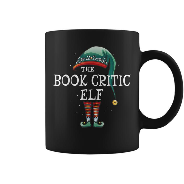 Book Critic Elf Job Christmas Graphic Print Coffee Mug
