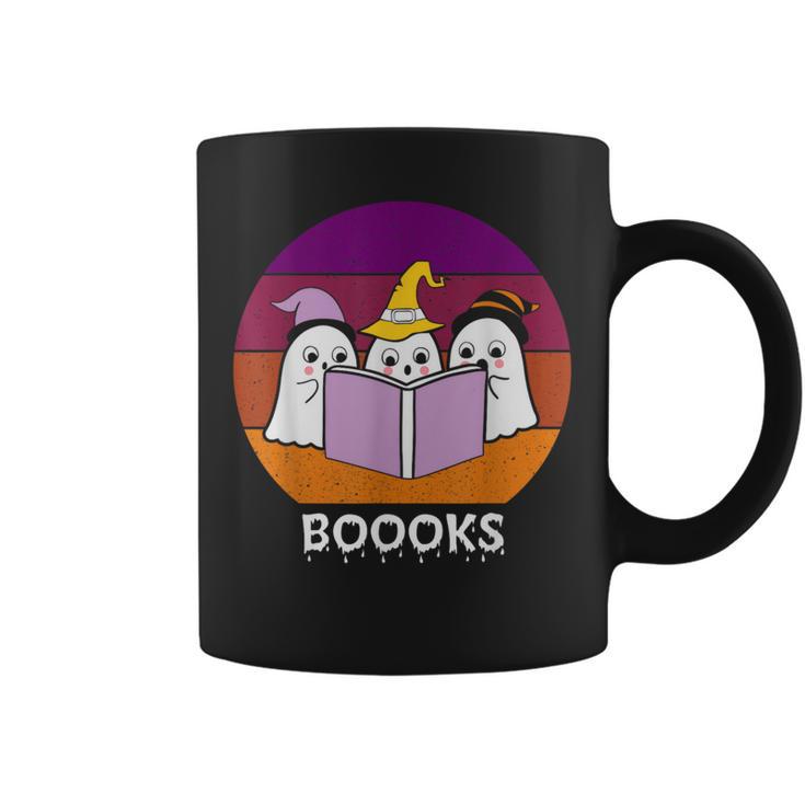 Book Ghost Reading Halloween Teacher For Men Women Graphic Print Coffee Mug