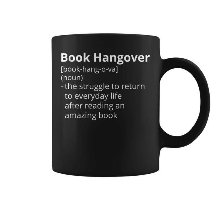 Book Hangover Definition Description Graphic Print Coffee Mug
