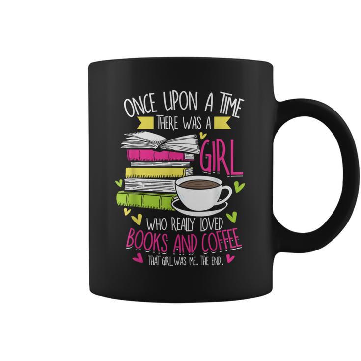 Book Lover & Coffee Reader Reading Quote Women & Girls Graphic Print Coffee Mug
