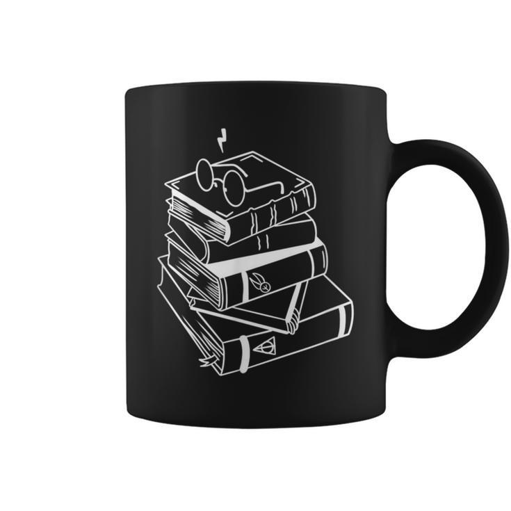 Book Lover Magical Wizard Christmas Reading Fan Graphic Print Coffee Mug