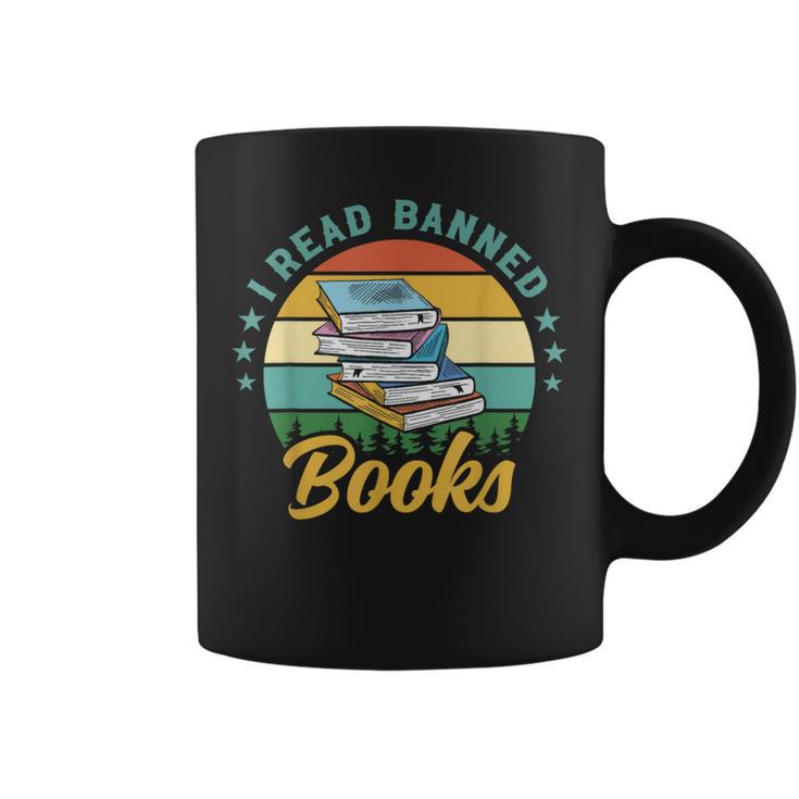 Book Lover I Read Banned Books Graphic Print Coffee Mug