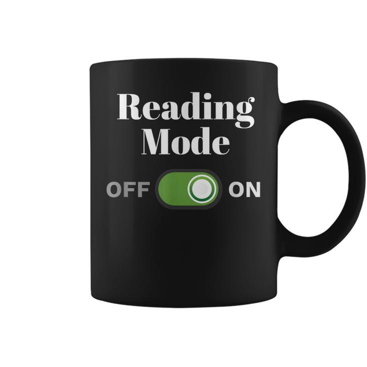 Book Lover Readers Reading Mode On Graphic Print Coffee Mug