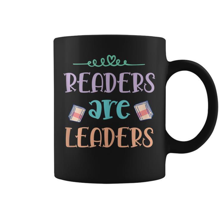 Book Lovers Shirt Reading Lover Shirt Readers Are Leaders Graphic Print Coffee Mug