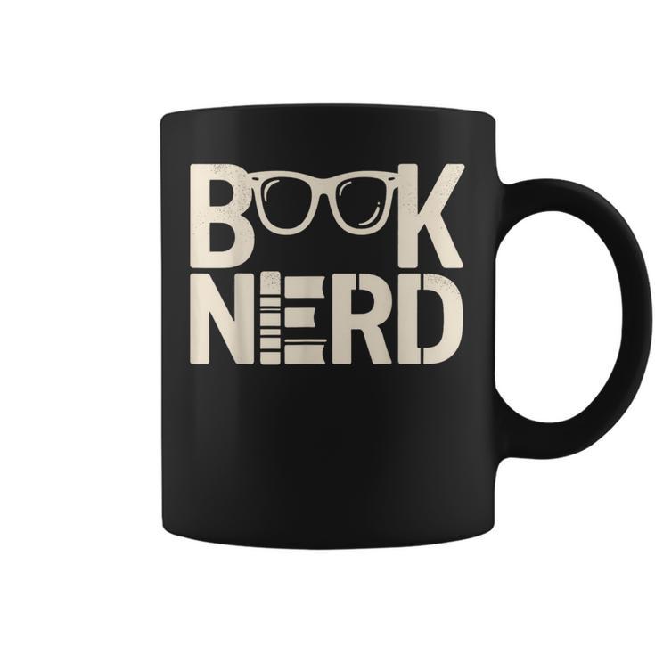 BOOK NERD Bibliophilia Book Reader Literature Bookworm Graphic Print Coffee Mug