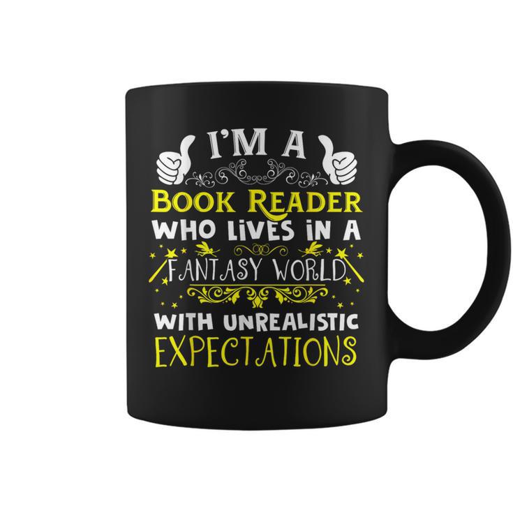 Im a Book Reader Fantasy World Funniest Design Graphic Print Coffee Mug
