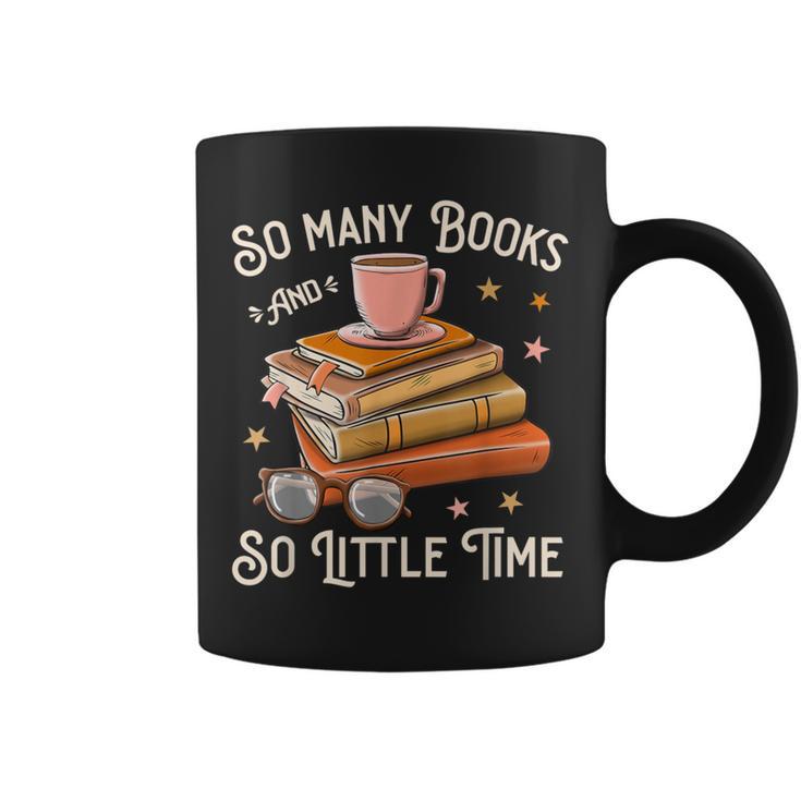 Book Reading Kafee Librarian Vele Books And Little Time Graphic Print Coffee Mug