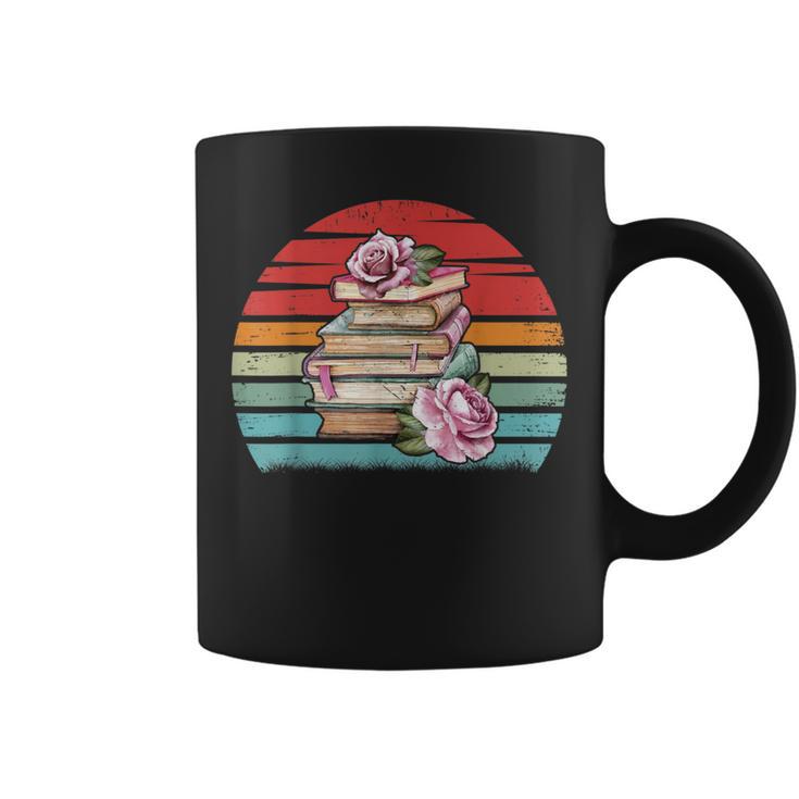Book Reading Lover Bookworm Girls Shirt Librarian Vintage Graphic Print Coffee Mug