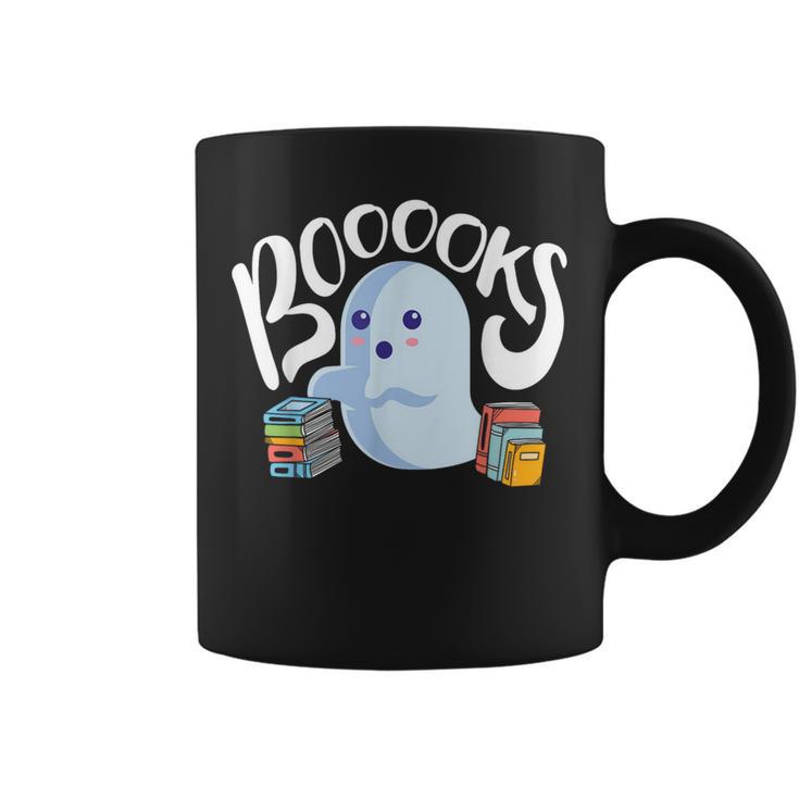 Book Reading Lover Halloween Ghost Librarian Reading Club Graphic Print Coffee Mug