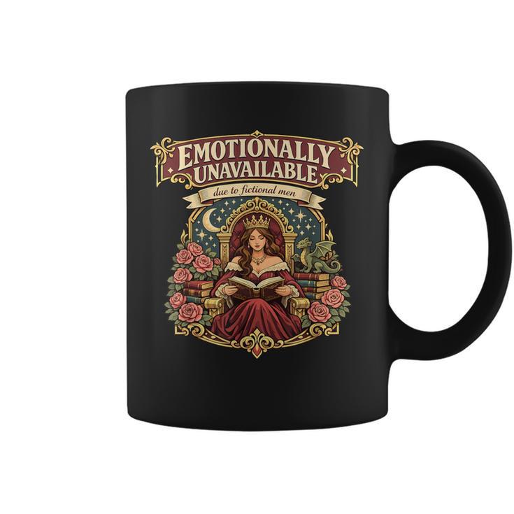 Book Reading Outfit Woman Romantasy And Romance Dress Reader Graphic Print Coffee Mug