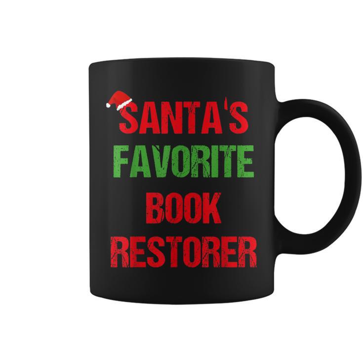Book Restorer Pajama Christmas Graphic Print Coffee Mug
