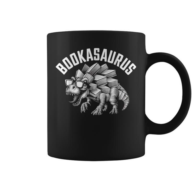 Book T-Rex Dino Bookworm Reading Book Dinosaur Graphic Print Coffee Mug