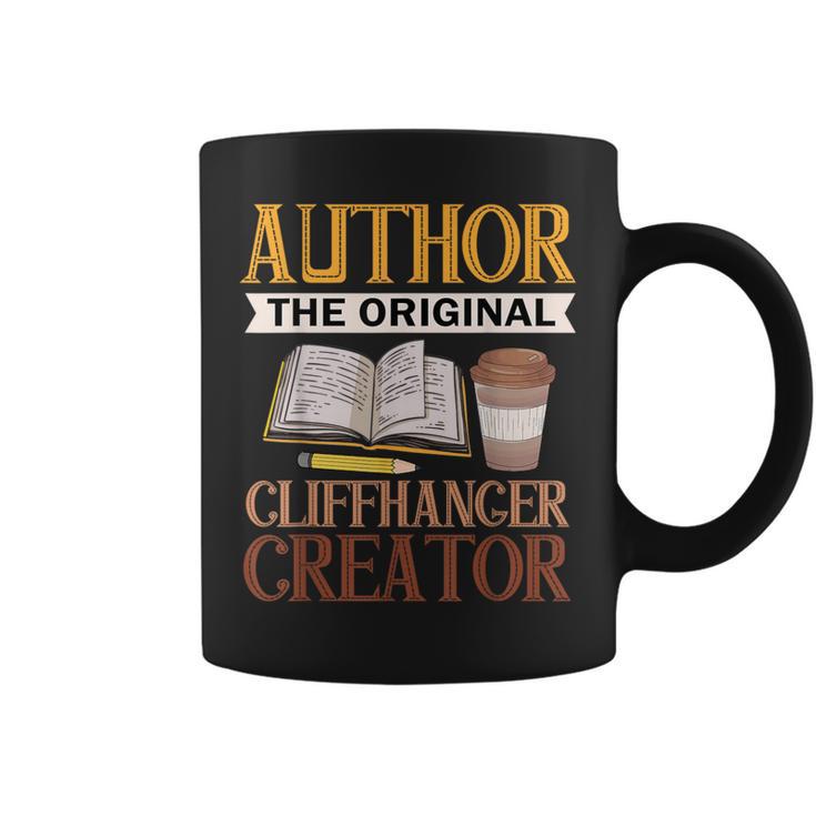 Book Writer Cliffhanger Creator Author Book Writing Novelist Graphic Print Coffee Mug