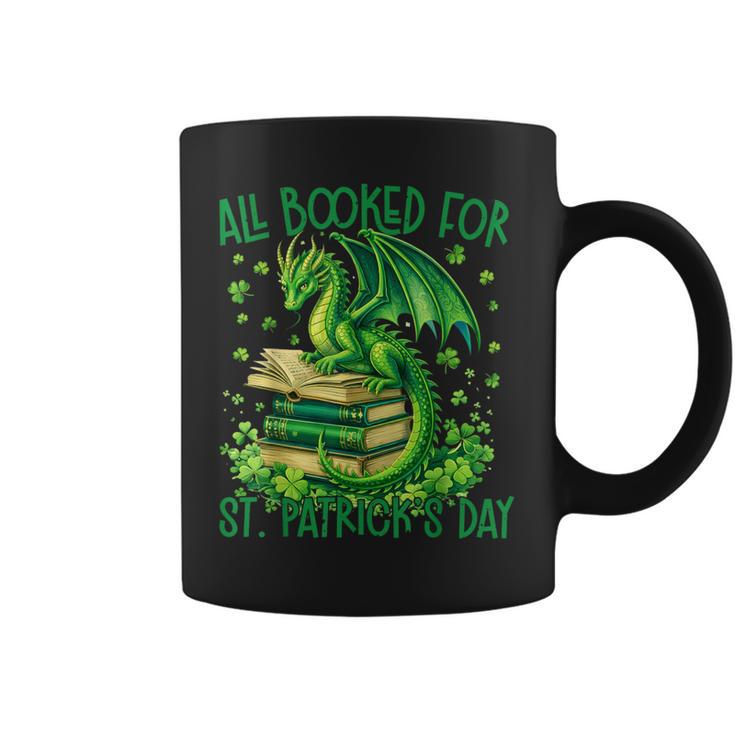 All Booked For St Patrick's Day Fun Dragon For Men Women Kid Graphic Print Coffee Mug