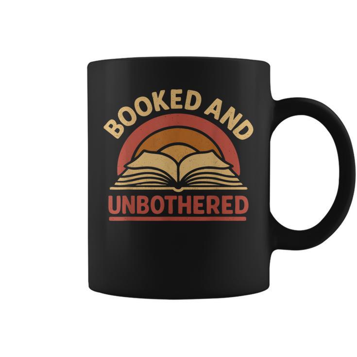 Booked And Unbothered For Readers And Book Lovers Graphic Print Coffee Mug