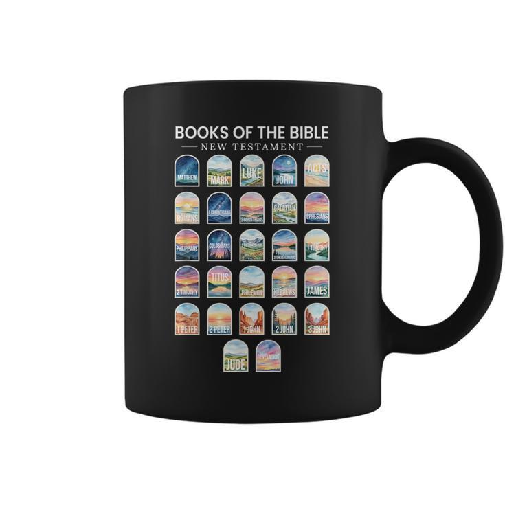 Books Of The Bible New Testament Christian Bible Reader Graphic Print Coffee Mug