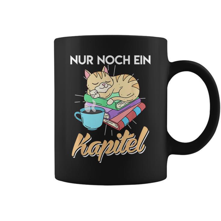 Books And Cats Saying Just One More Chapter Graphic Print Coffee Mug