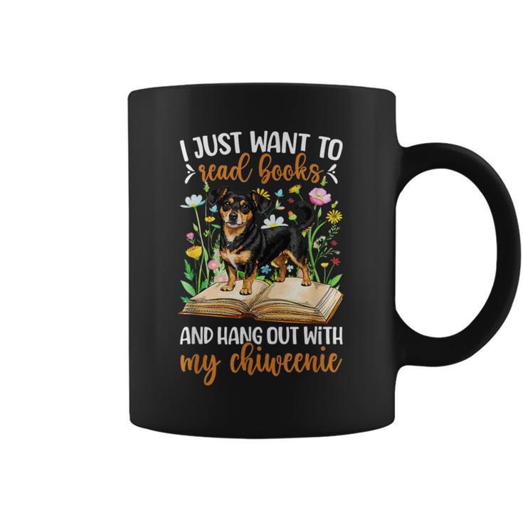 Books And My Chiweenie Owner Chiweenie Lover Graphic Print Coffee Mug Books And My Chiweenie Owner Chiweenie Lover Graphic Print Coffee Mug