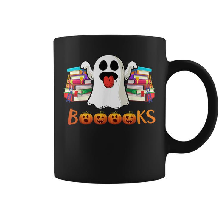 Books Lovers Boo Scary GhostShirt Graphic Print Coffee Mug