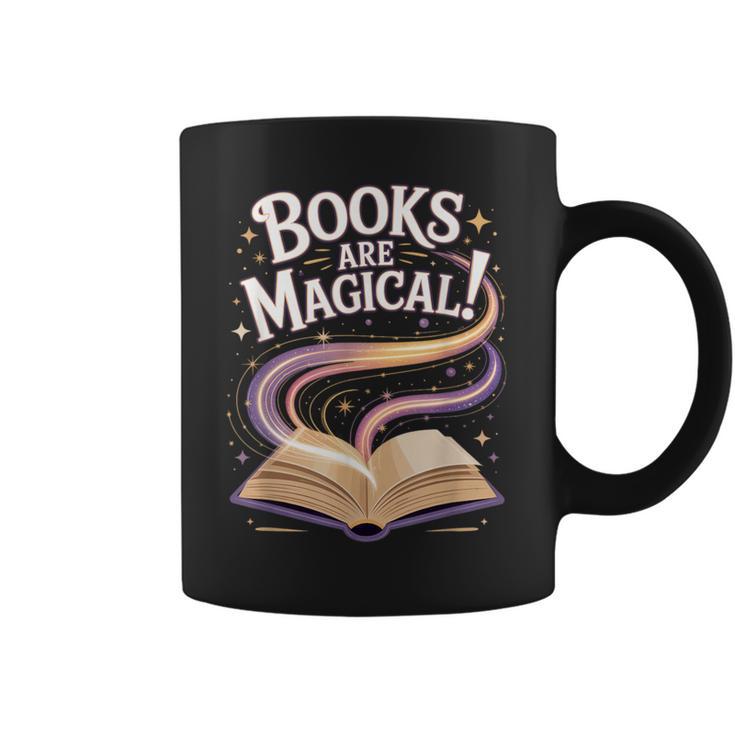 Books Are Magical Graphic Print Coffee Mug