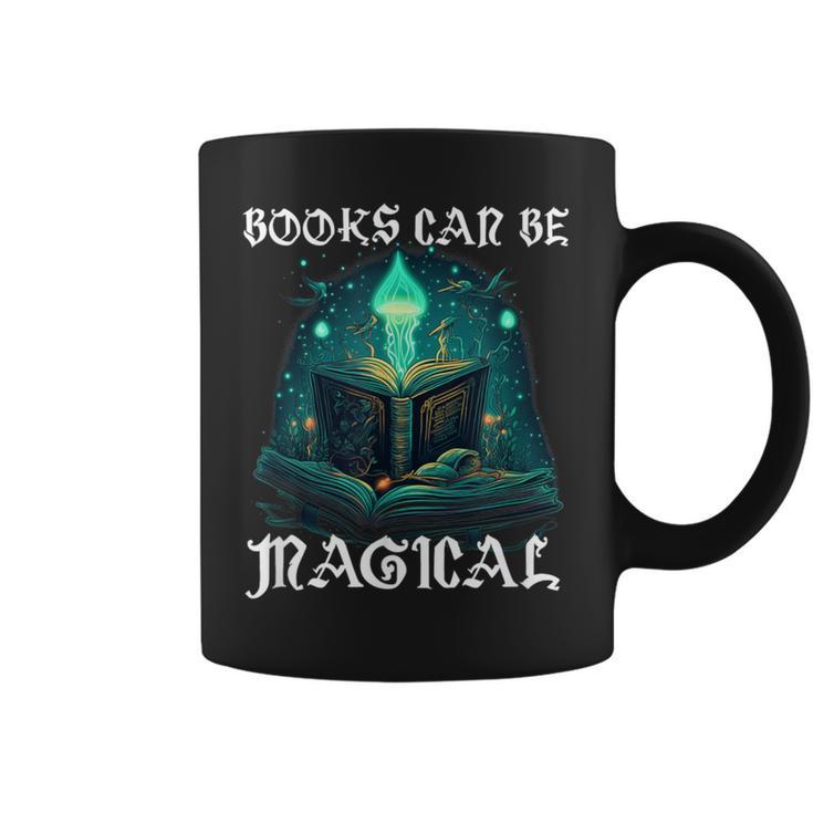 Books Can Be Magical Fun Creative Unique For Readers Graphic Print Coffee Mug