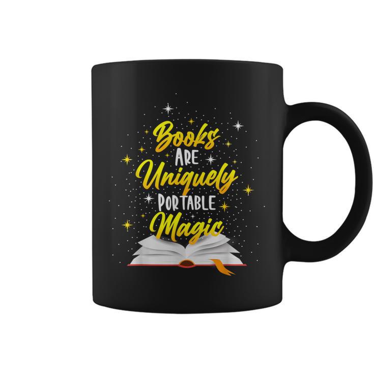 Books Are Uniquely Portable Magic Graphic Print Coffee Mug