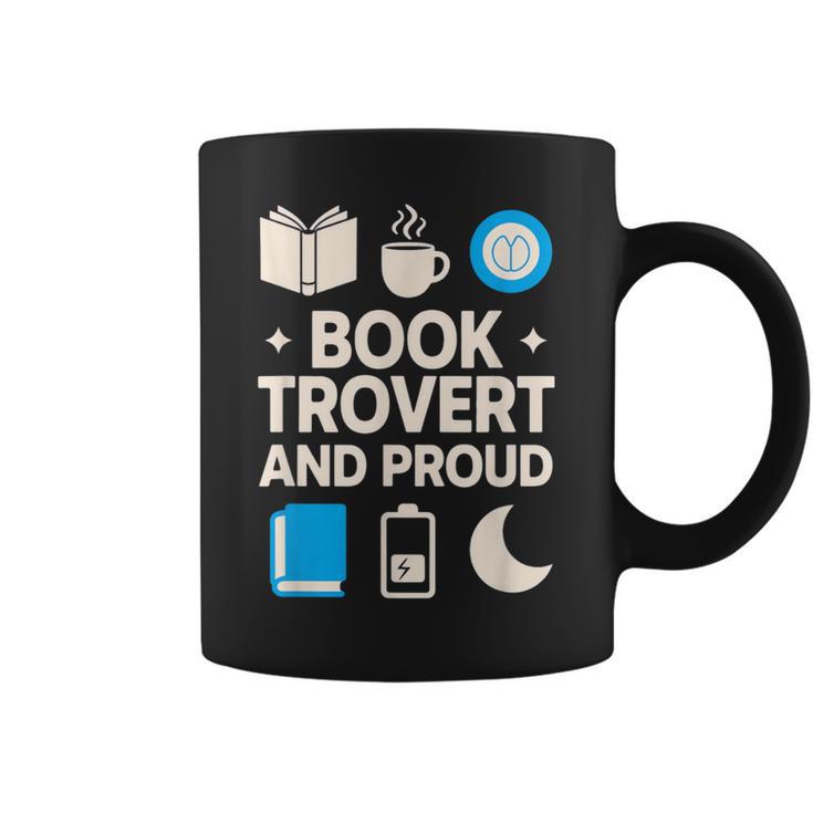 Booktrovert Introvert Reader Library Card Coffee Books Graphic Print Coffee Mug