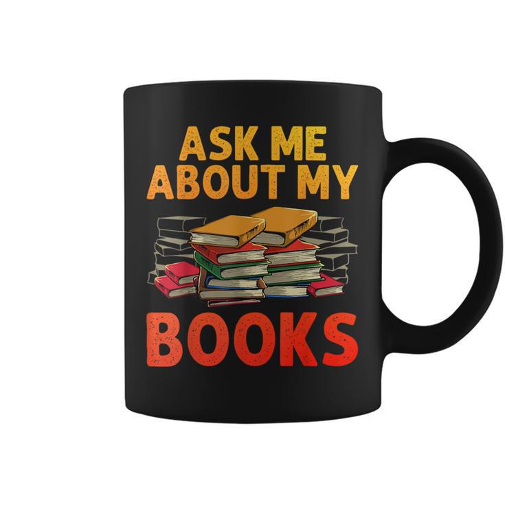 Bookworm Art For Men Women Book Reading Lover Bookish Graphic Print Coffee Mug