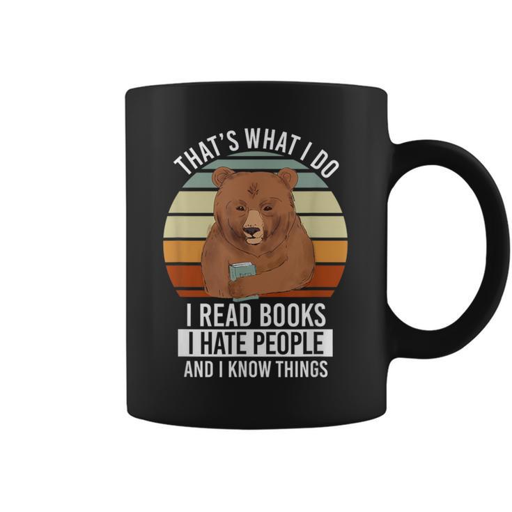Bookworm I Bookworm I Read Books Hate People Anti Social Graphic Print Coffee Mug
