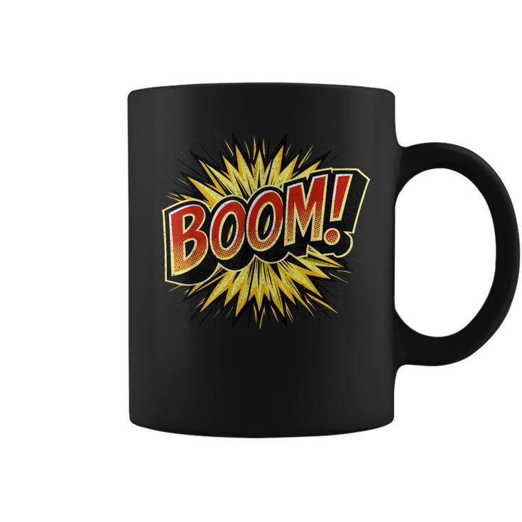 BOOM Comic Book Retro Artwork – Cartoon Collector Graphic Print Coffee Mug