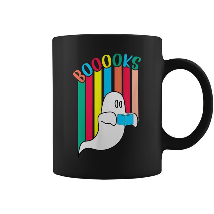 Booooks Boo Books Halloween Librarian Reading Lover Bookworm Graphic Print Coffee Mug