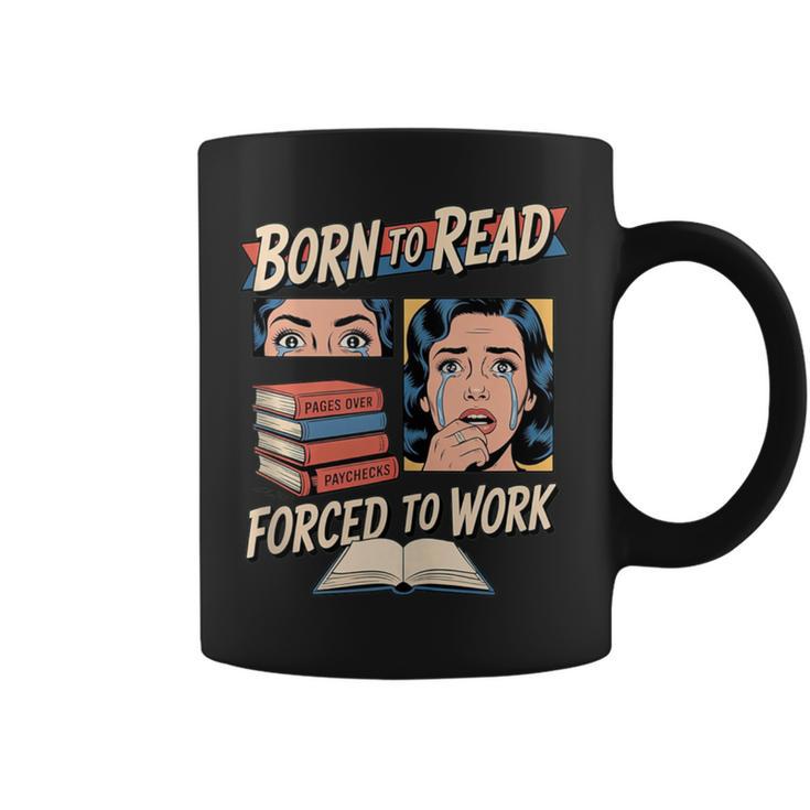 Born To Read For Book Lovers Graphic Print Coffee Mug
