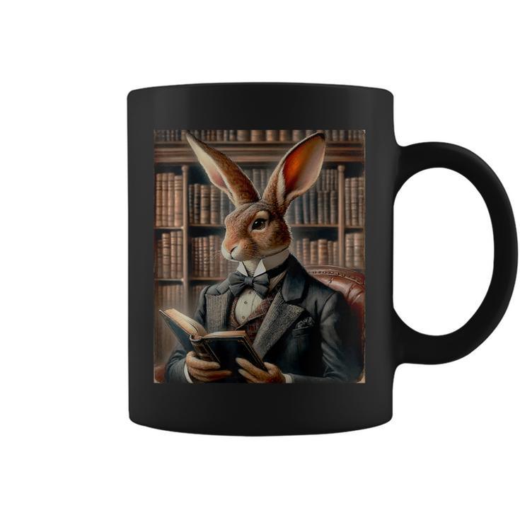 Bunny Reading Book Rabbit Bow Tie Happy Easter Boys Girl Kid Graphic Print Coffee Mug Bunny Reading Book Rabbit Bow Tie Happy Easter Boys Girl Kid Graphic Print Coffee Mug