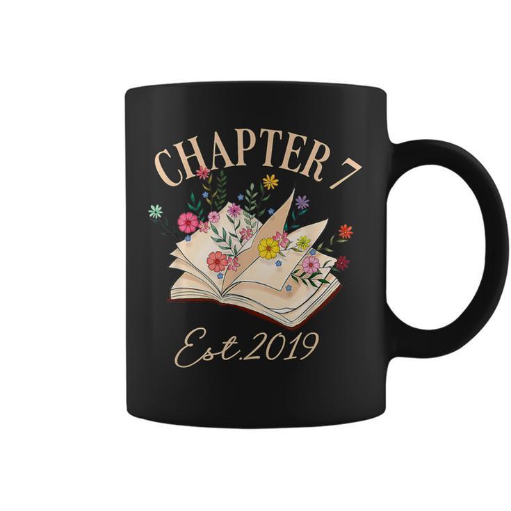 Chapter 7 Years Old For Book Lover 7th Birthday Bookworm Graphic Print Coffee Mug