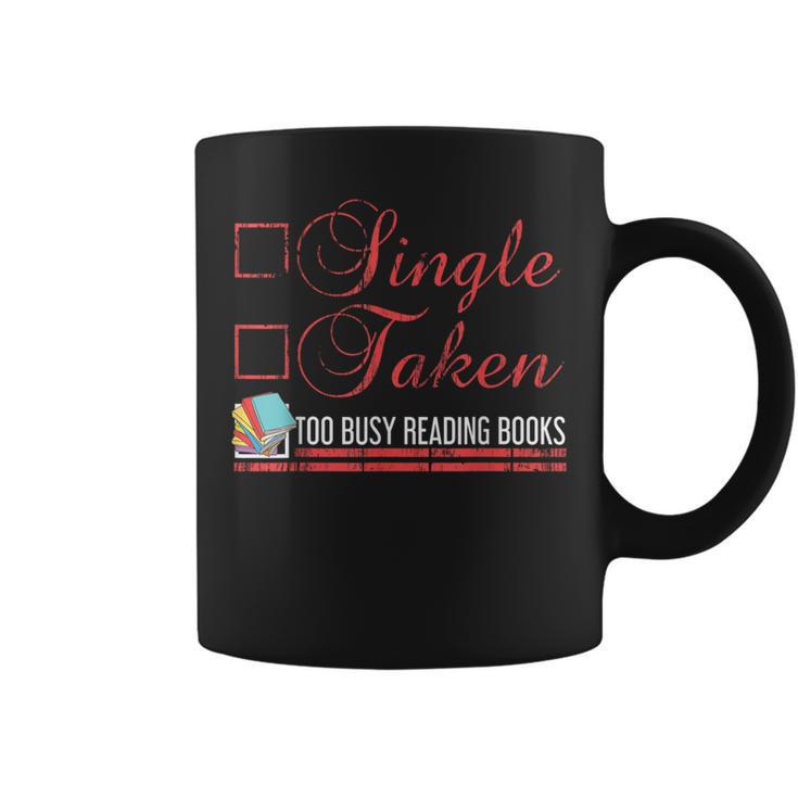 Checklist For Busy Reading Books Bookworm Graphic Print Coffee Mug