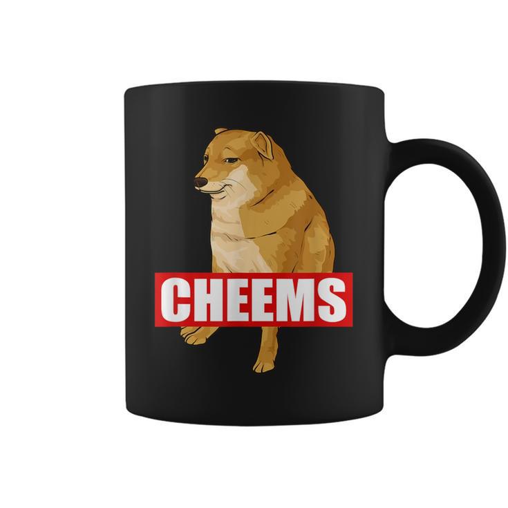 Cheems Dog おもしろ柴犬ダンクミーム コーヒーマグ