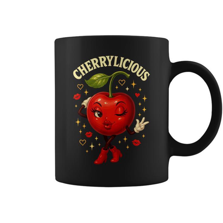 Cherrylicious キュート チェリー さくらんぼ おもしろフルーツ コーヒーマグ